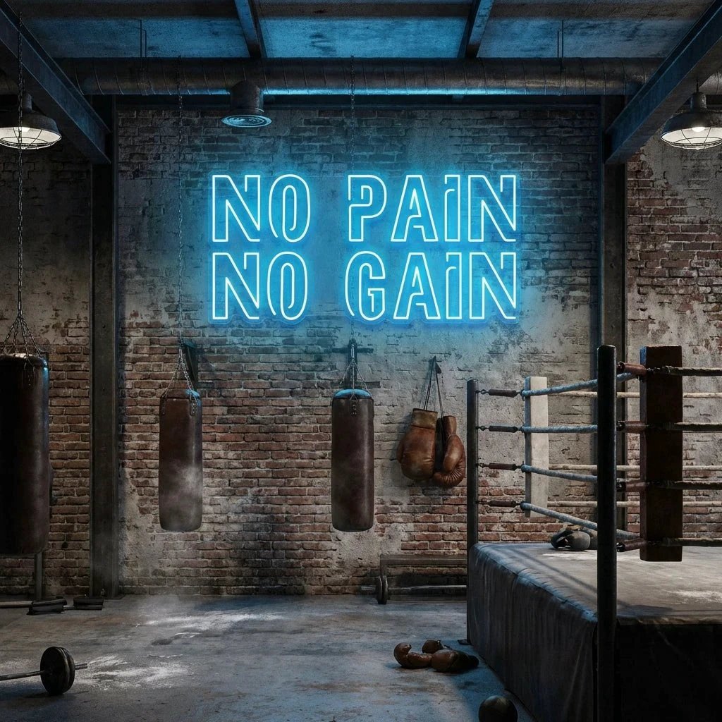 No Pain No Gain Led Neon Sign Light
