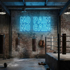 No Pain No Gain Led Neon Sign Light