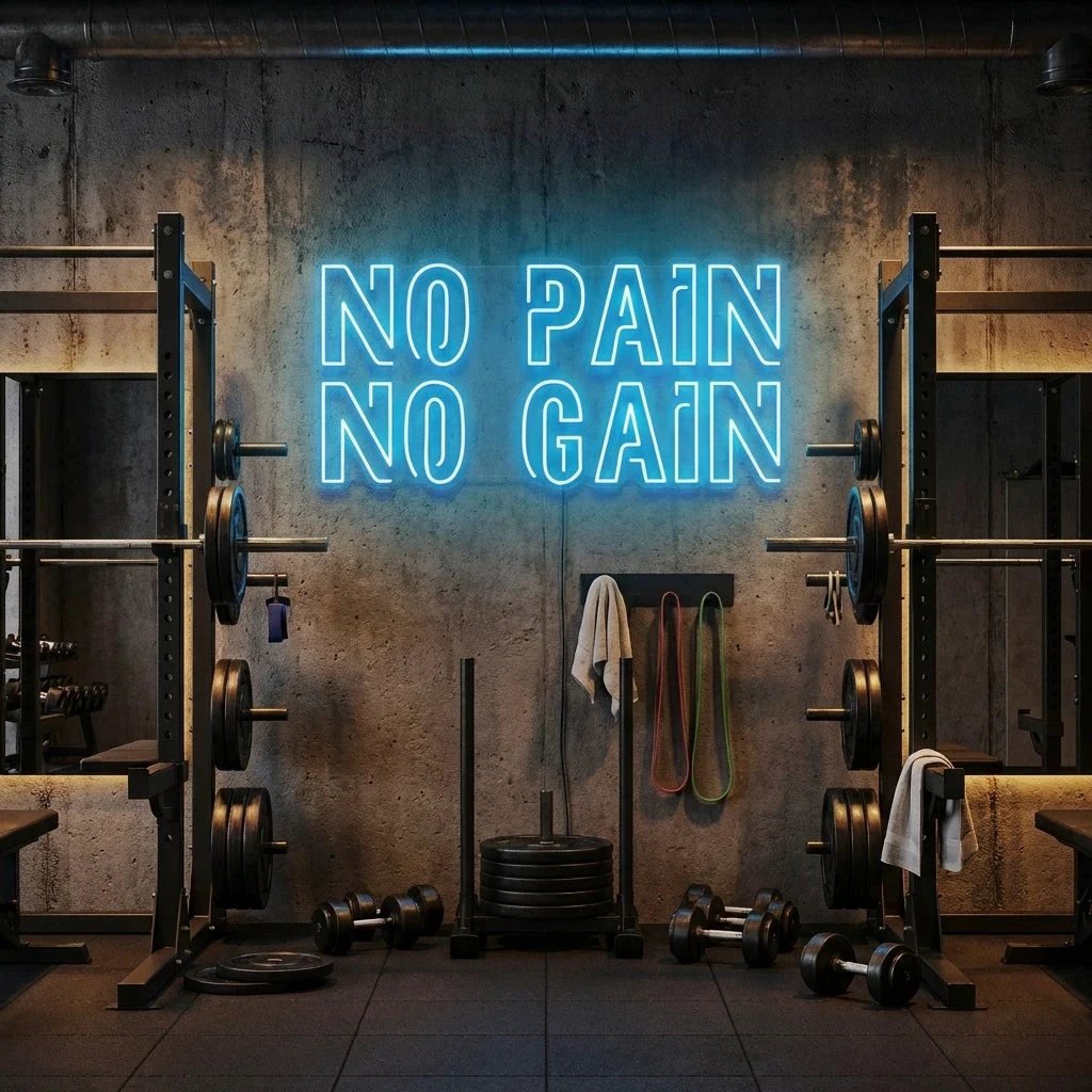 No Pain No Gain Led Neon Sign Light