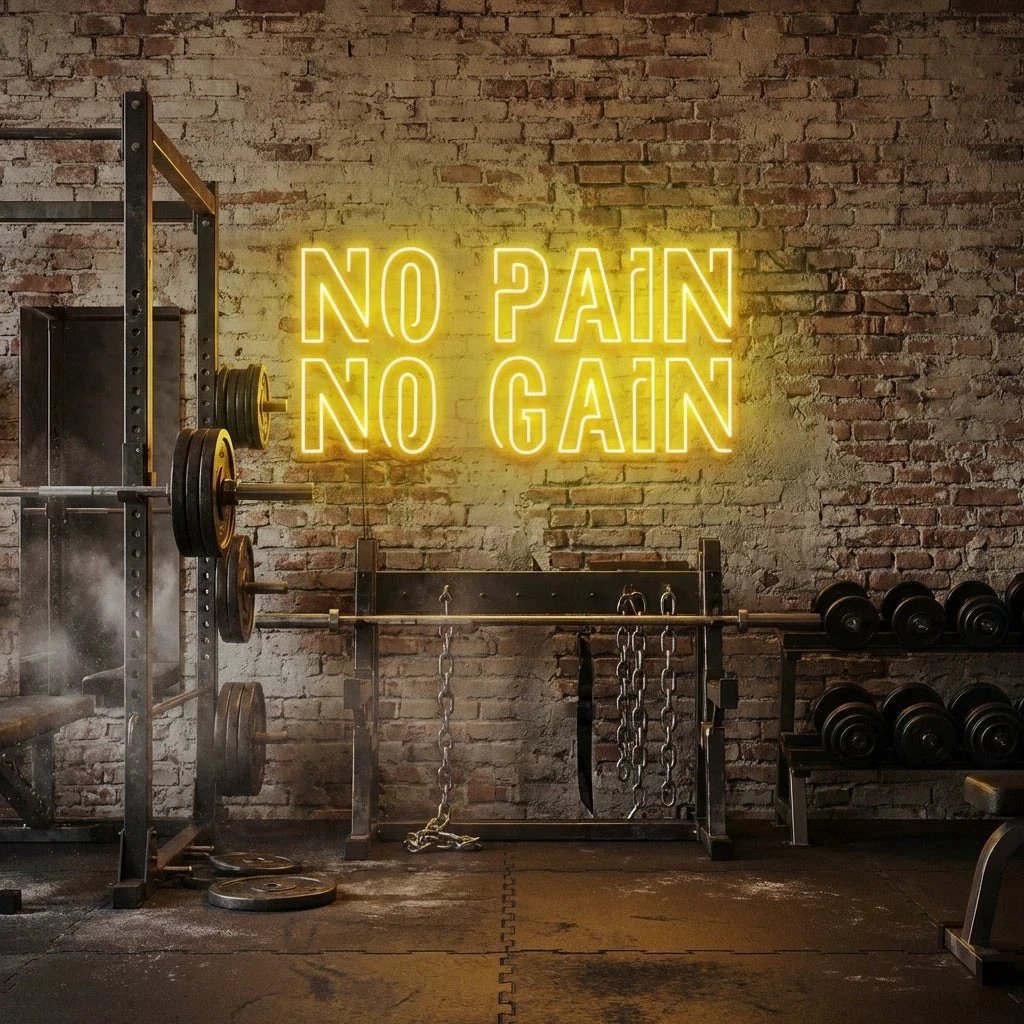 No Pain No Gain Led Neon Sign Light