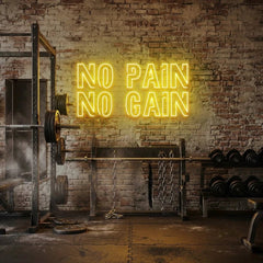 No Pain No Gain Led Neon Sign Light