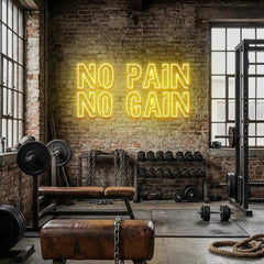 No Pain No Gain Led Neon Sign Light