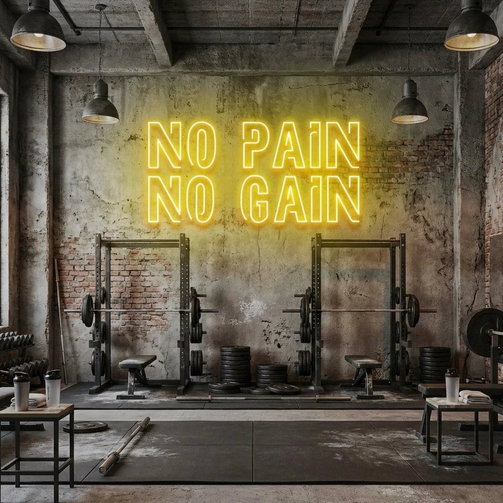 No Pain No Gain Led Neon Sign Light
