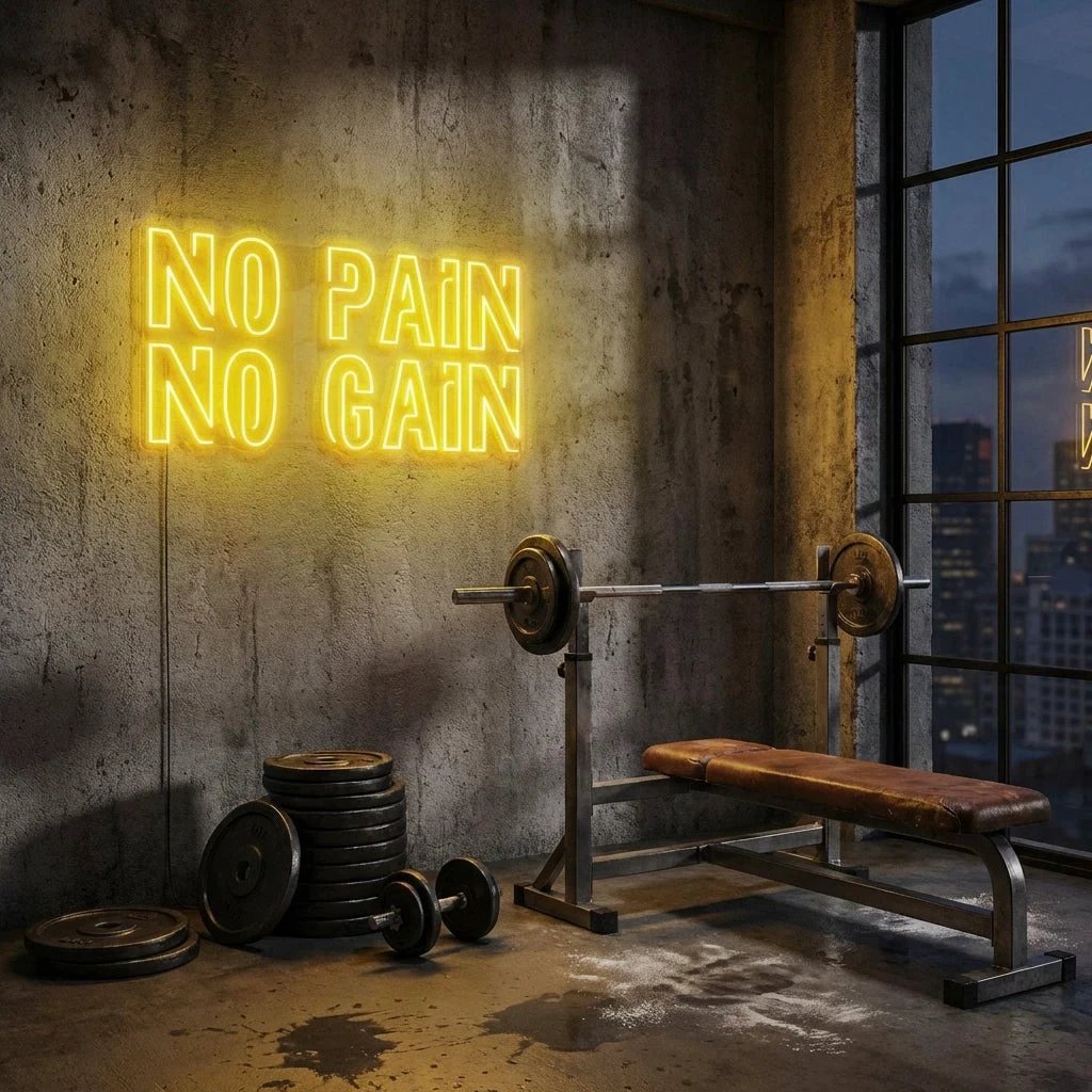 No Pain No Gain Led Neon Sign Light
