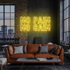 No Pain No Gain Led Neon Sign Light