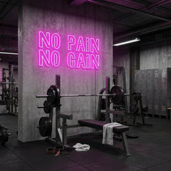 No Pain No Gain Led Neon Sign Light