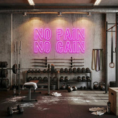 No Pain No Gain Led Neon Sign Light
