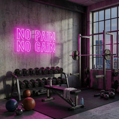 No Pain No Gain Led Neon Sign Light