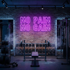No Pain No Gain Led Neon Sign Light