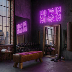 No Pain No Gain Led Neon Sign Light