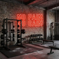 No Pain No Gain Led Neon Sign Light
