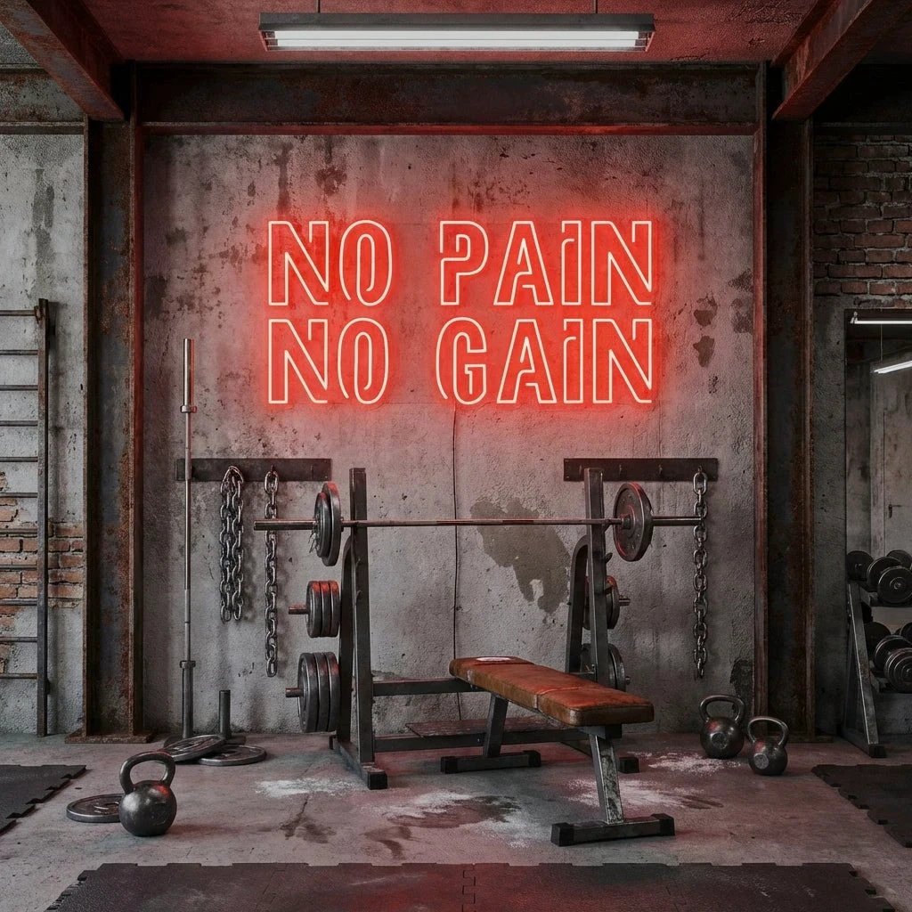 No Pain No Gain Led Neon Sign Light