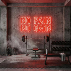 No Pain No Gain Led Neon Sign Light