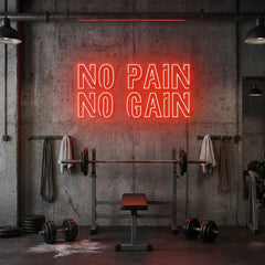 No Pain No Gain Led Neon Sign Light