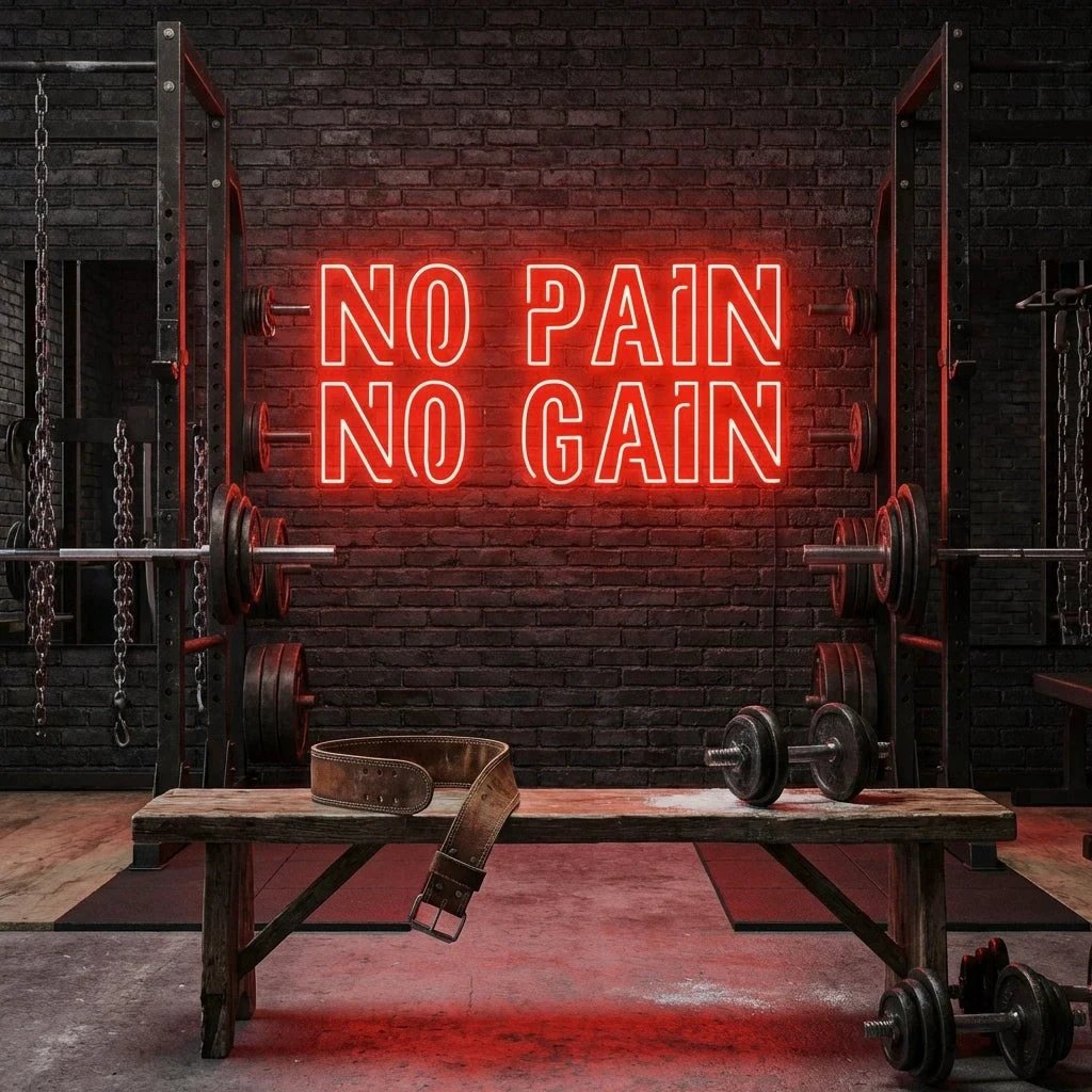 No Pain No Gain Led Neon Sign Light