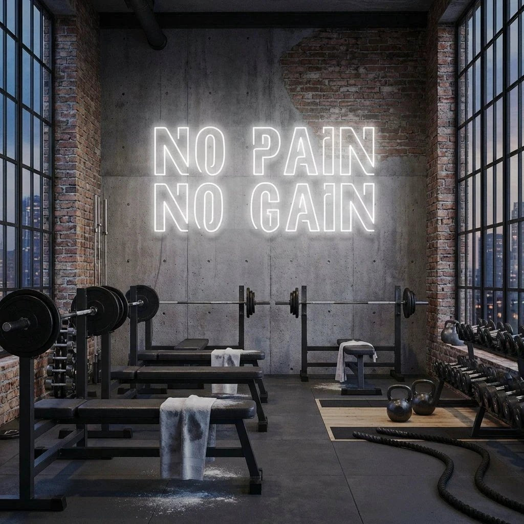 No Pain No Gain Led Neon Sign Light