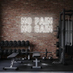 No Pain No Gain Led Neon Sign Light