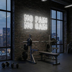 No Pain No Gain Led Neon Sign Light
