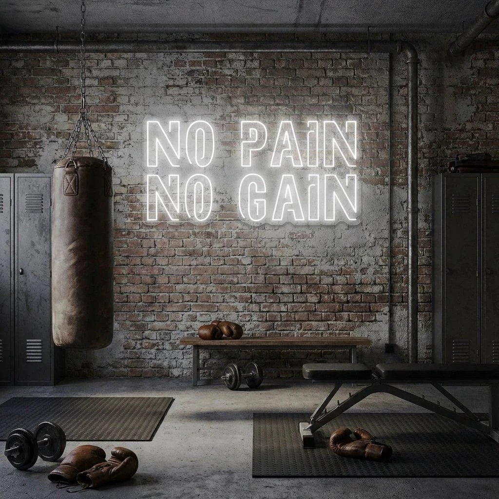 No Pain No Gain Led Neon Sign Light