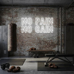 No Pain No Gain Led Neon Sign Light