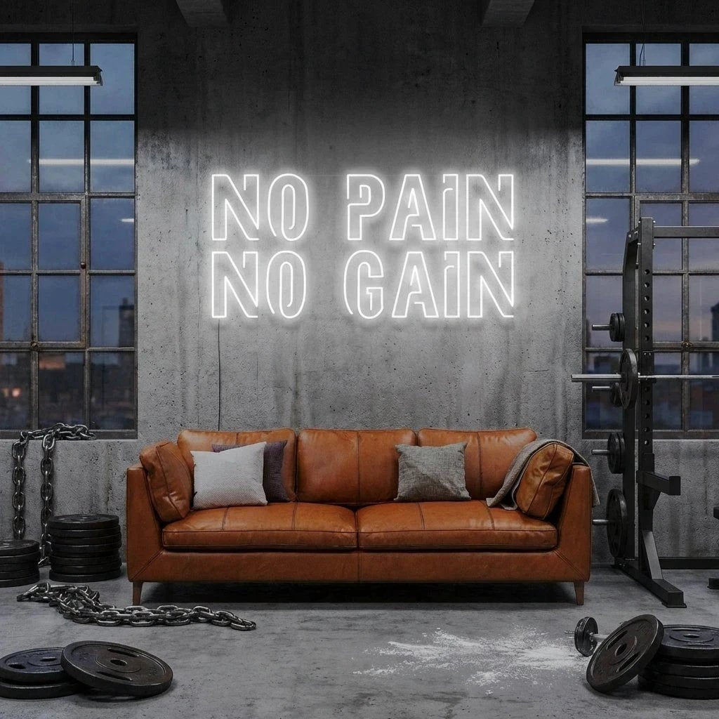 No Pain No Gain Led Neon Sign Light