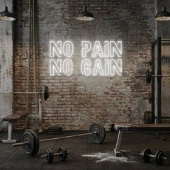 No Pain No Gain Led Neon Sign Light