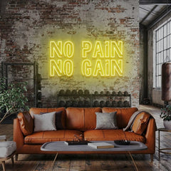 No Pain No Gain Led Neon Sign Light