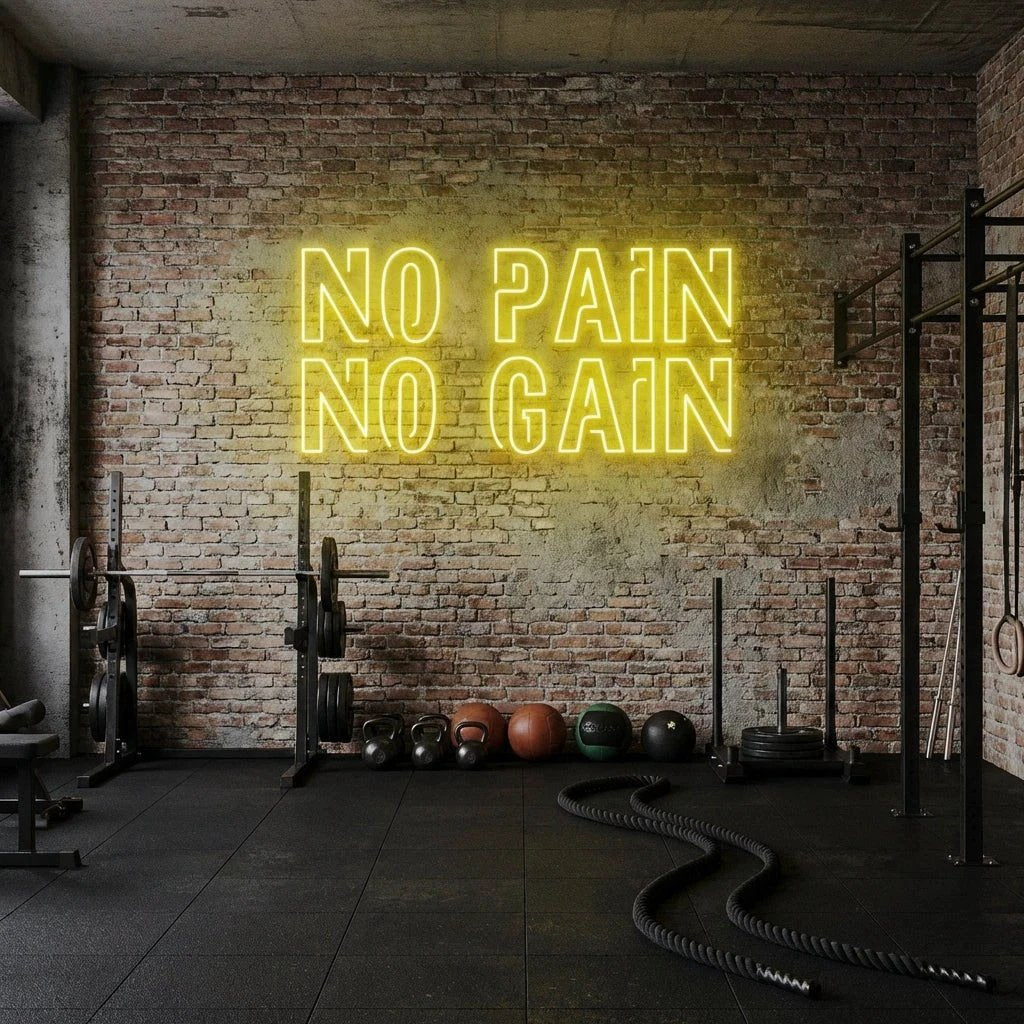 No Pain No Gain Led Neon Sign Light