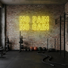No Pain No Gain Led Neon Sign Light