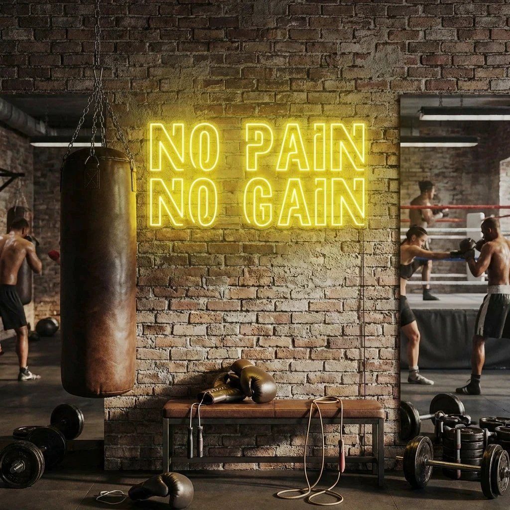 No Pain No Gain Led Neon Sign Light