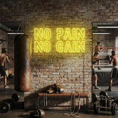 No Pain No Gain Led Neon Sign Light