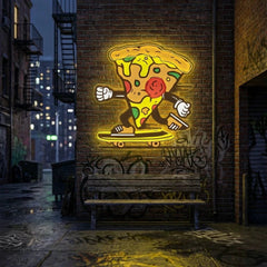 Pizza Skater Artwork Led Neon Sign Light