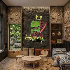 Custom Your Name Samurai For baby decor room Led Neon Sign Light