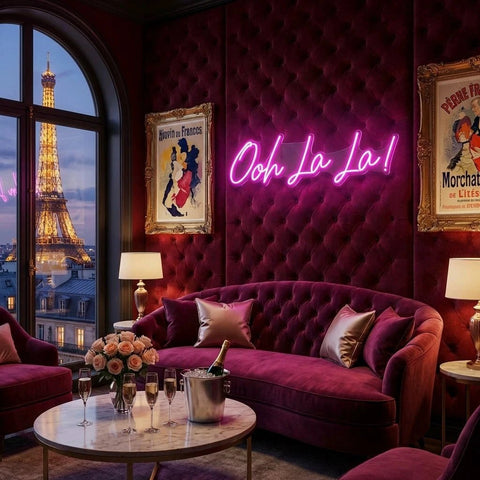 Ooh Lala Led Neon Sign Light