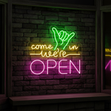 Come in We're Open Sign Bar Led Light Sign