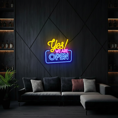 Yes Open Neon Sign Shop&Bar Open Led Sign