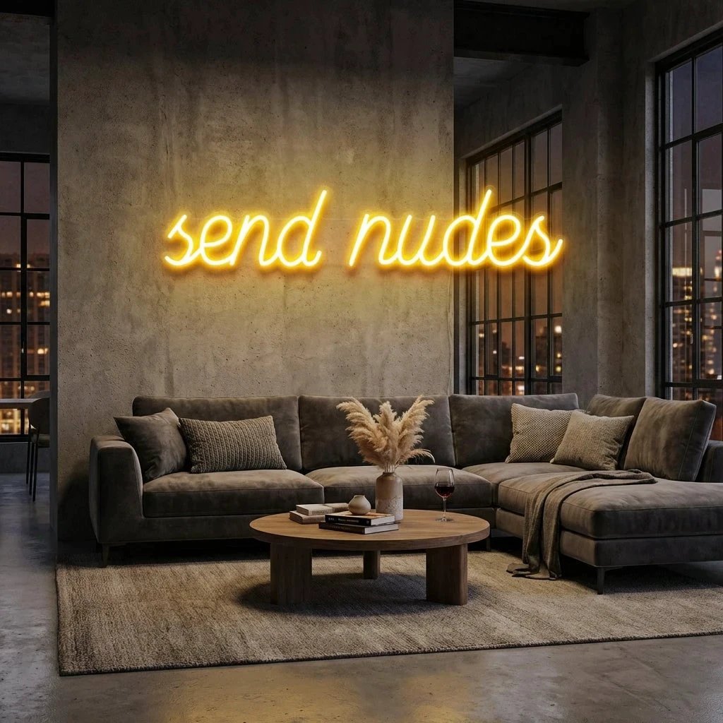 Send Nudes Led Neon Sign Light