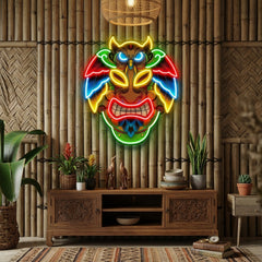 Owl Mask LED Neon Sign Light Pop Art