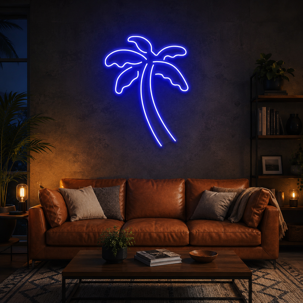 Palm Tree Led Neon Sign Light