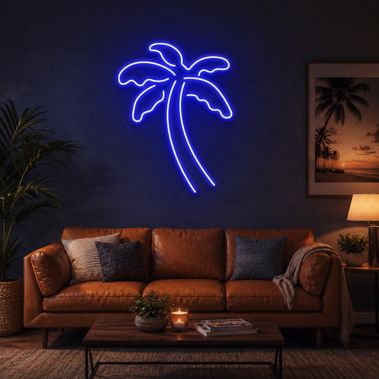 Palm Tree Led Neon Sign Light