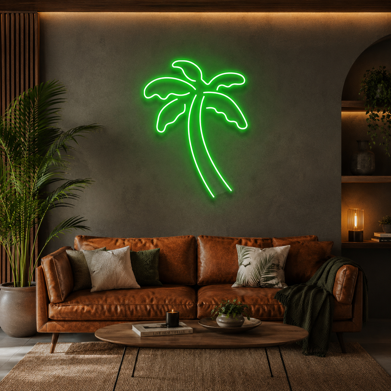 Palm Tree Led Neon Sign Light