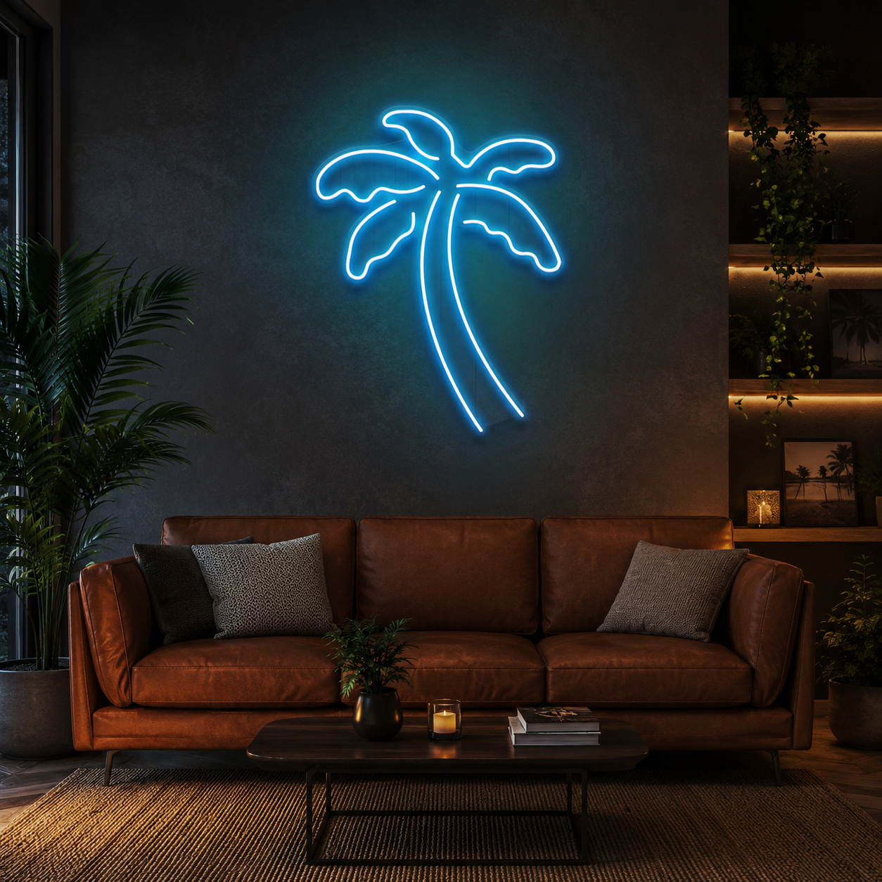 Palm Tree Led Neon Sign Light
