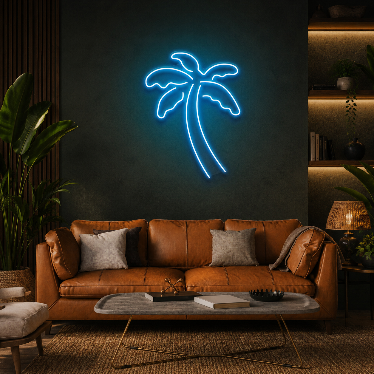 Palm Tree Led Neon Sign Light