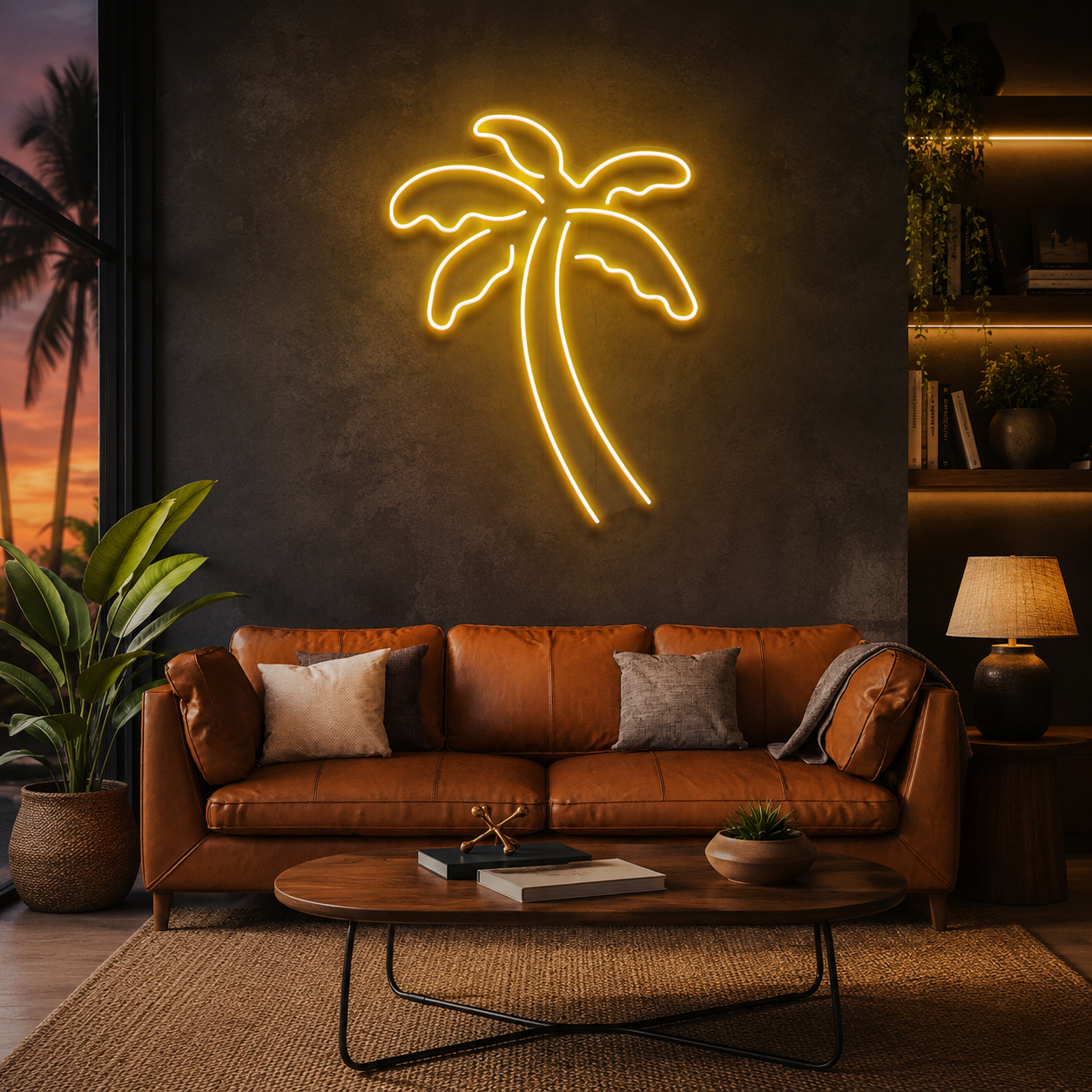 Palm Tree Led Neon Sign Light