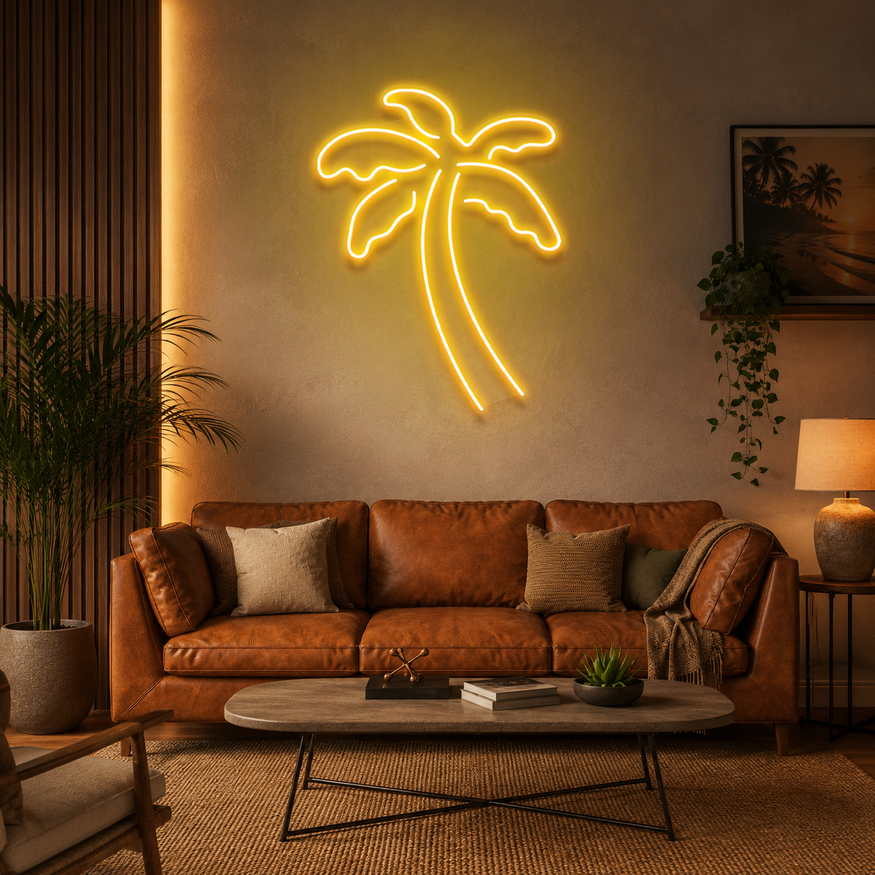 Palm Tree Led Neon Sign Light