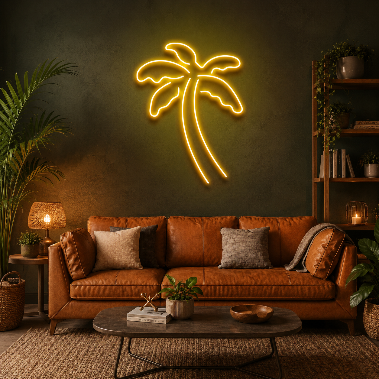 Palm Tree Led Neon Sign Light