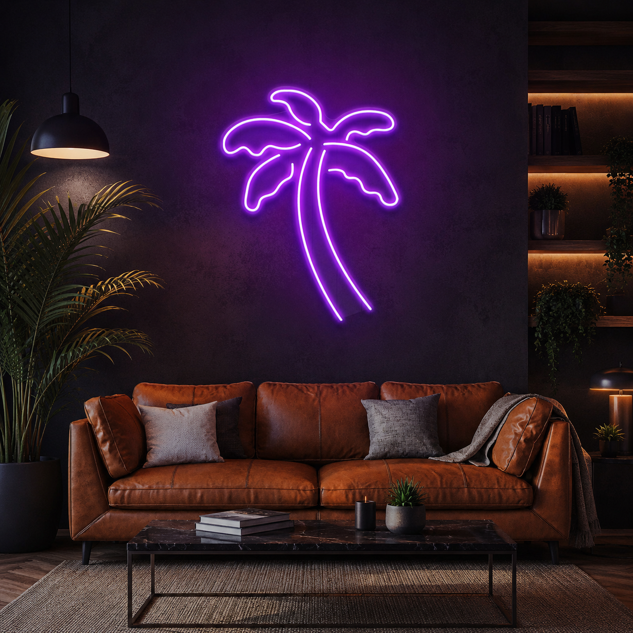 Palm Tree Led Neon Sign Light