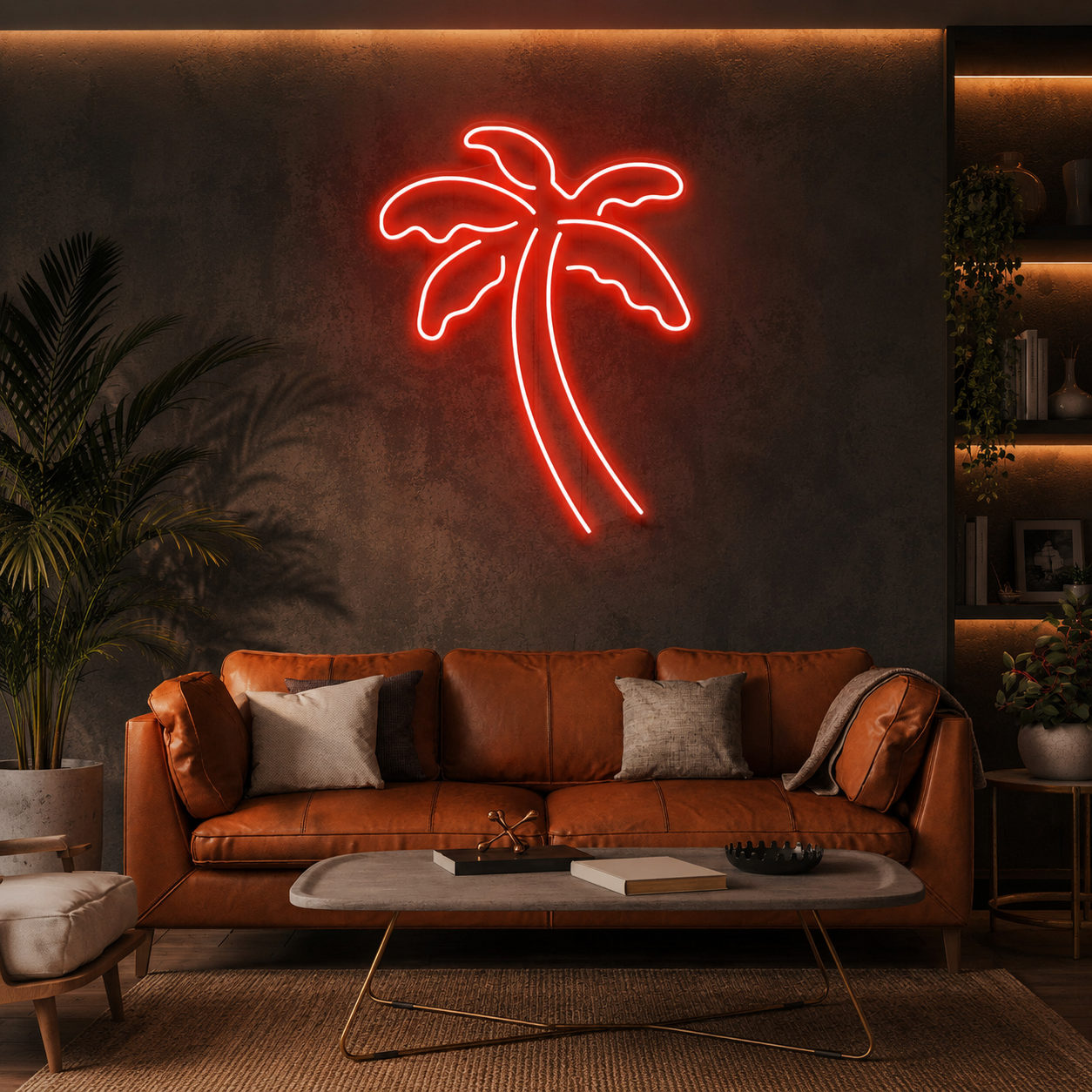 Palm Tree Led Neon Sign Light