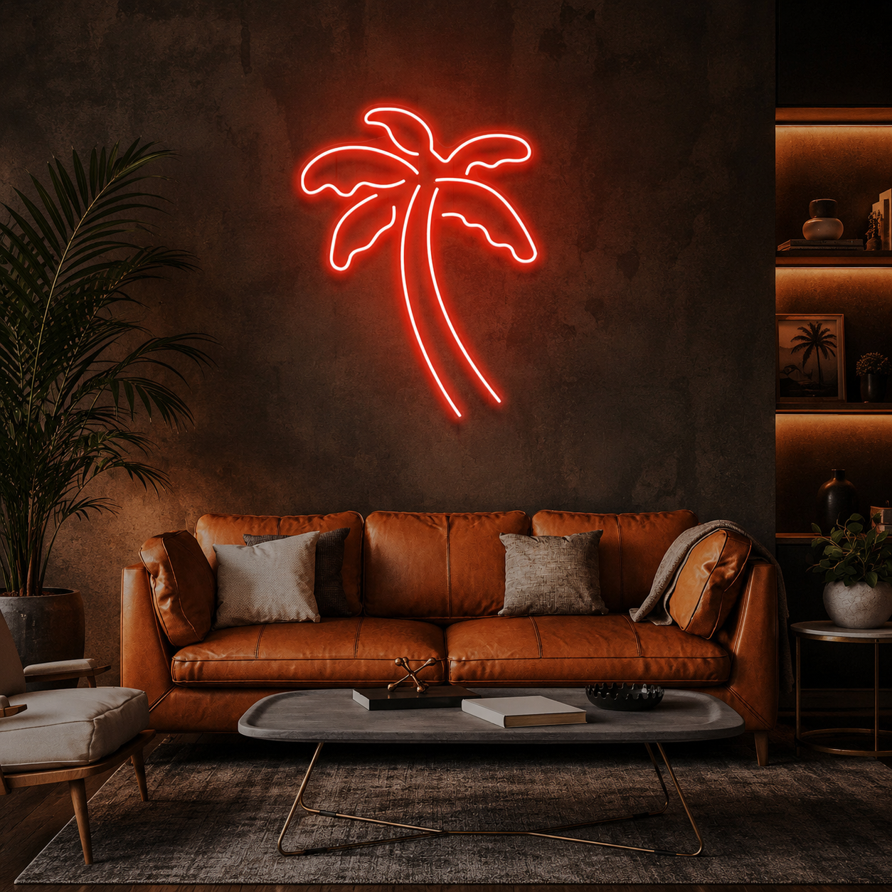 Palm Tree Led Neon Sign Light