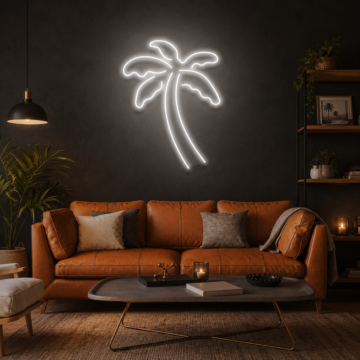Palm Tree Led Neon Sign Light